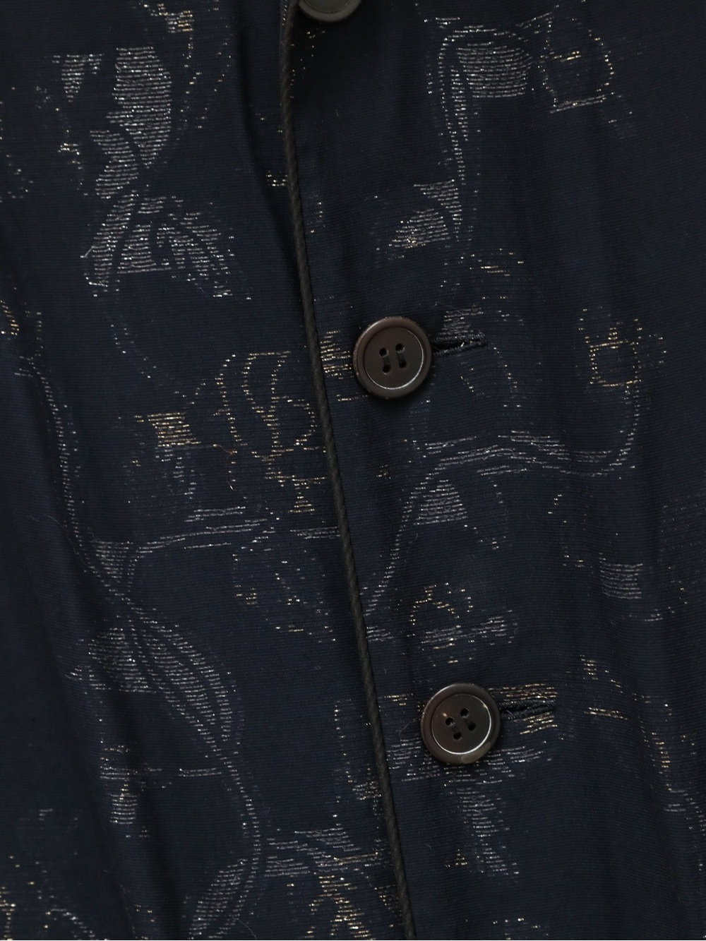 Takeshi Kosaka Y's women's tunic shirt metallic floral print NWOT L XL loose fit - Picture 5 of 9